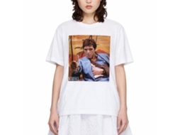 Rockinstone Scarface Movie Thumbs And Ammo White Adult T-shirt Size:m