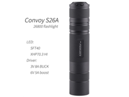 Xhp70.3 Hi R70-6500k-convoy S26a Led 26800/26650 Lanterna De Longa Duração Lâmpada De Trabalho Luz De Acampamento Lanterna Latarka Lâmpada Zaklamp