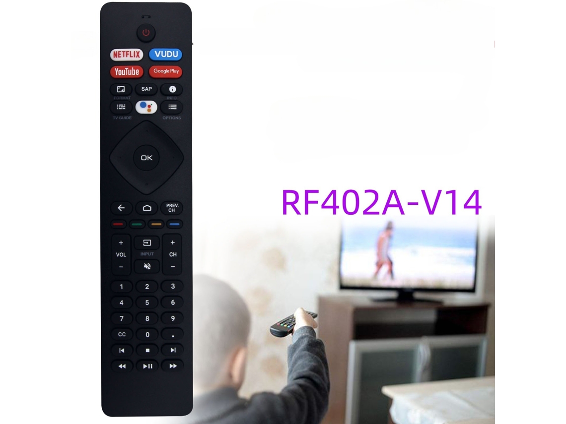 Comando de Tv para Philips Rf402a v14 com Controlo por Voz XIAOMOYU
