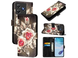 Capa De Celular De Couro Liso Com Padrão De Desenho Colorido Para Blackview Wave 8c