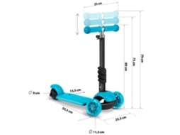 Patinete De 3 Ruedas Ricokids Buggy Turquesa