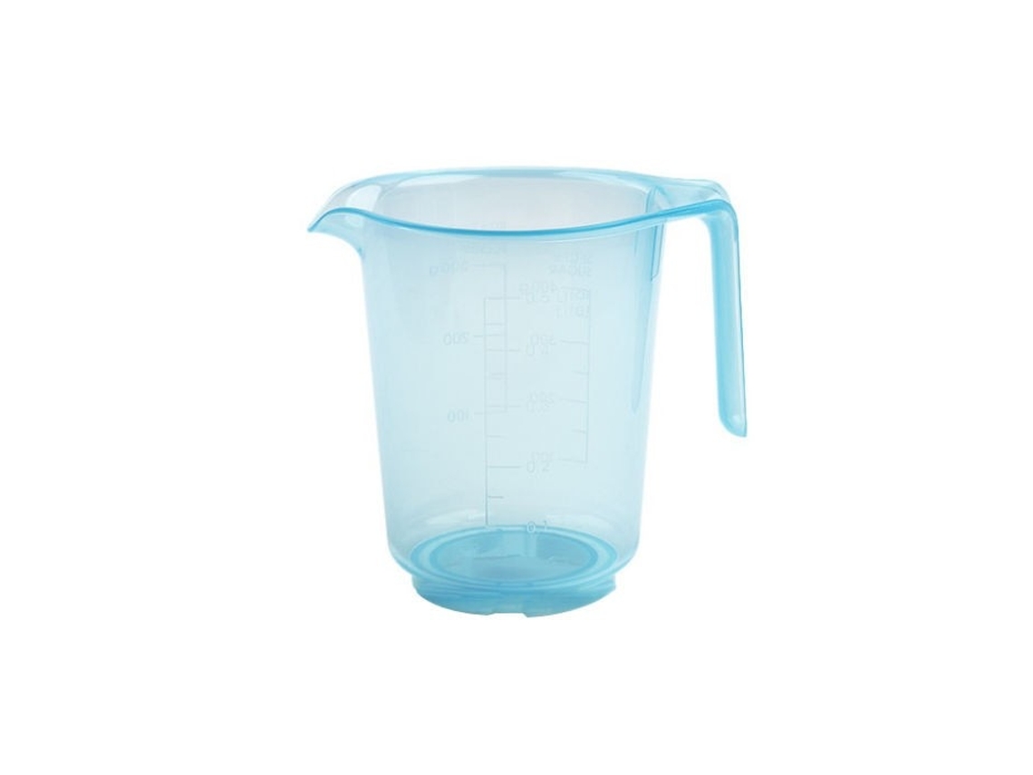 Medidor Com Escala, De Plástico, 500 Ml, Azul