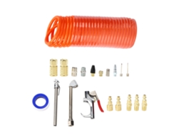 Laxiscreed Kit De Acessórios Para Compressor De Ar Com Mangueira Retrátil De 25 Pés E Pistola De Pulverização