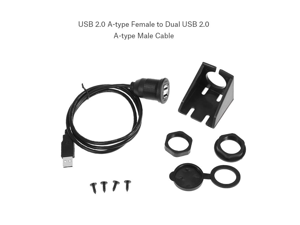 Cabo Extensão Painel Automóvel LAXISCREED Usb Hdmi Aux