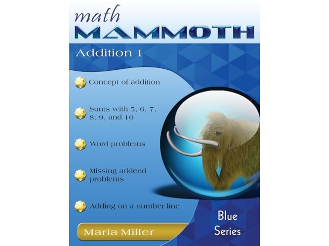 Livro Math Mammoth Addition 1 de Maria Miller (Inglês)