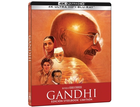 Gandhi (blu Ray 4k Ultra Hd) (steelbook) Sony Pictures (1982)