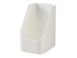 Organizador de pincéis de maquiagem plástico branco S/MARCA