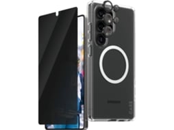 Bundle Proteção 3 em 1 PANZERGLASS Samsung Galaxy S25 Ultra (Outlet Caixa Aberta - Capa + Película Privacidade + Protetor Câmara)