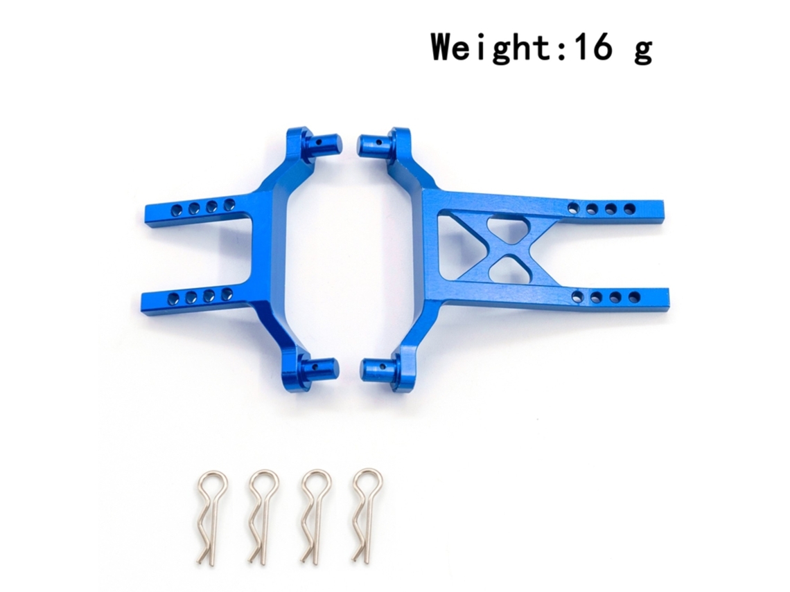 Suportes De Carroceria De Alumínio Frontal E Traseiro Para 1/18 Trax4 Latrax Teton Desert Prerunner Sst, Peça De Substituição 7615