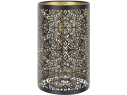 Luminária De Teto Em Ferro Preto E Dourado Para Instalação Em Quarto.