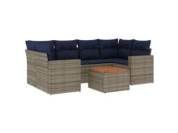 Garden Sofa Set, Garden Sofa Sets Vidaxl Cinzeto Rattan / Vime (n/a)