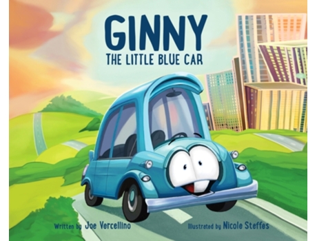 Livro Ginny The Little Blue Car Joe Vercellino (Inglês)
