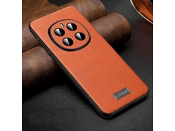 Capa De Celular Sulada À Prova De Choque, Híbrida De Tpu E Couro, Feita À Mão, Para Honor Magic7.
