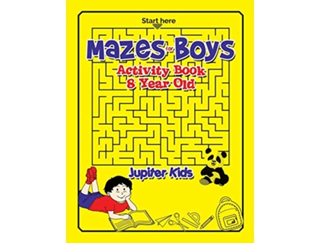 Livro Mazes for Boys Activity Book 8 Year Old de Jupiter Kids (Inglês)