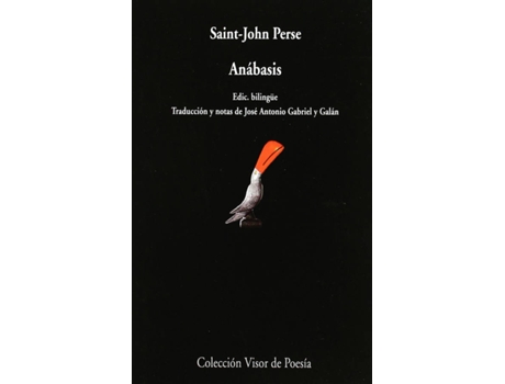 Livro Anabasis de Saint-John Perse (Espanhol)