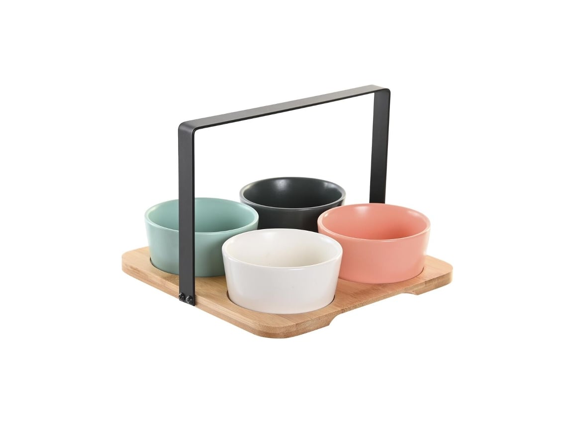 Tigelas para Aperitivos DKD HOME DECOR (5 Pieza - 20x20x14cm)