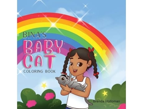 Livro Binas Baby Cat Coloring Book de Brenda Holloman (Inglês)