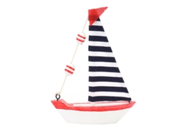 Modelo De Barco De Vela De Madeira Decorativo Para Mesa