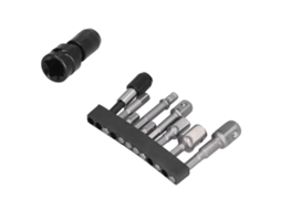 Conjunto De 11 Adaptadores De Soquete Da Laxiscreed Com Conexão Quadrada E Haste Hexagonal Para Ferramentas