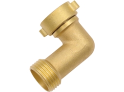 Cotovelo De Latão 90° 3/4" Para Mangueira Jardim, Adaptador Robusto
