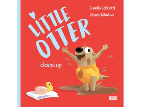 Livro LITTLE OTTER CLEANS UP de Sassi (Inglês - Capa Dura)