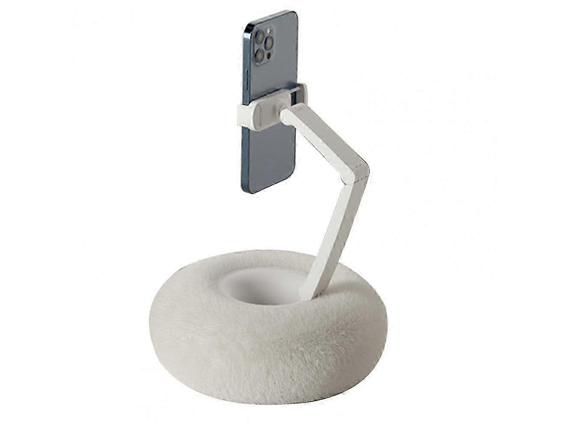 Suporte De Telefone Com Almofada De Pelúcia Ajustável Em Ângulo - Suporte Portátil Para Mesa, Cama, Sofá-aquaforge