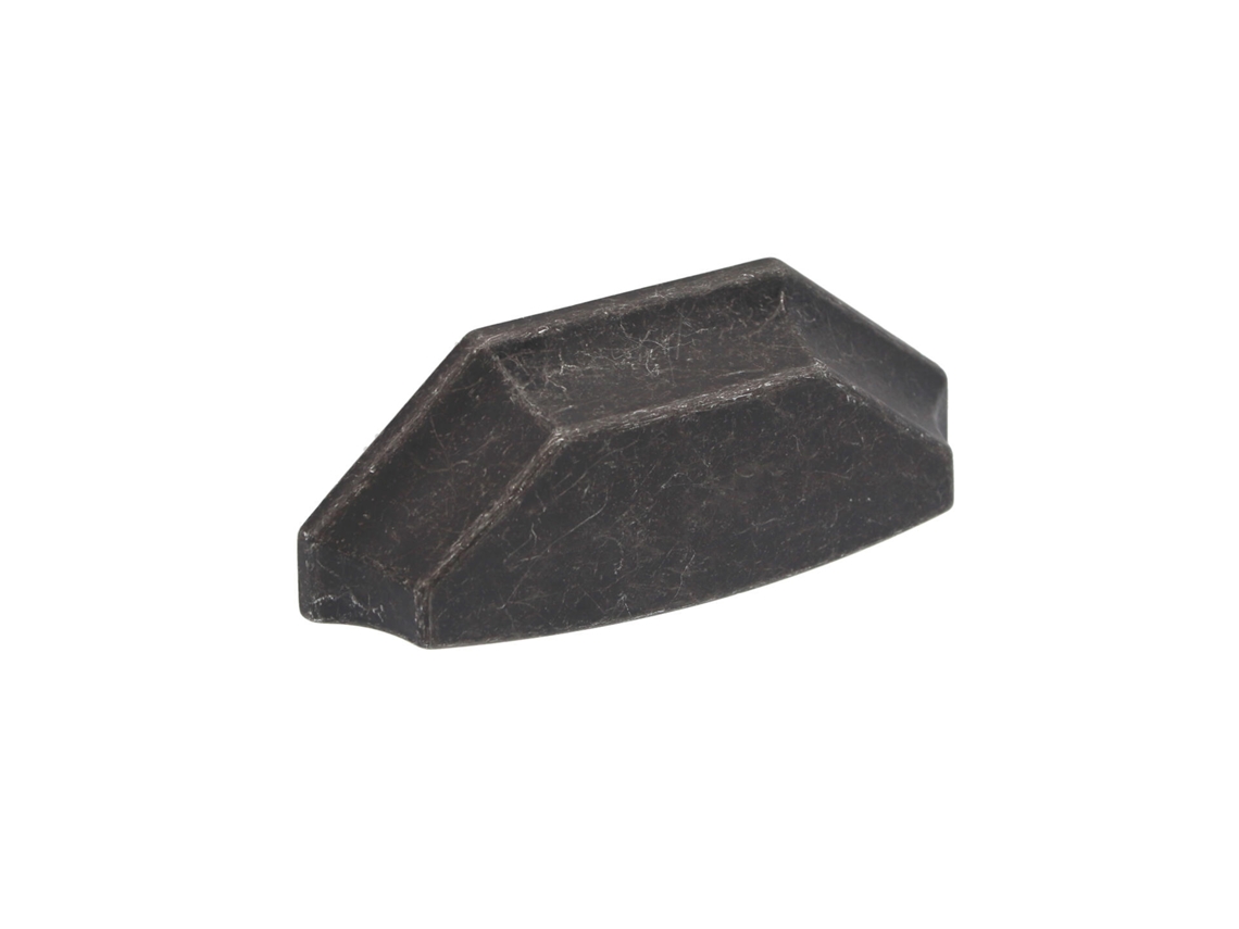 Conjunto de 6 Puxadores para Móveis em Zamac com 64mm de distância central, preto vintage HARDWAREXCHANGE