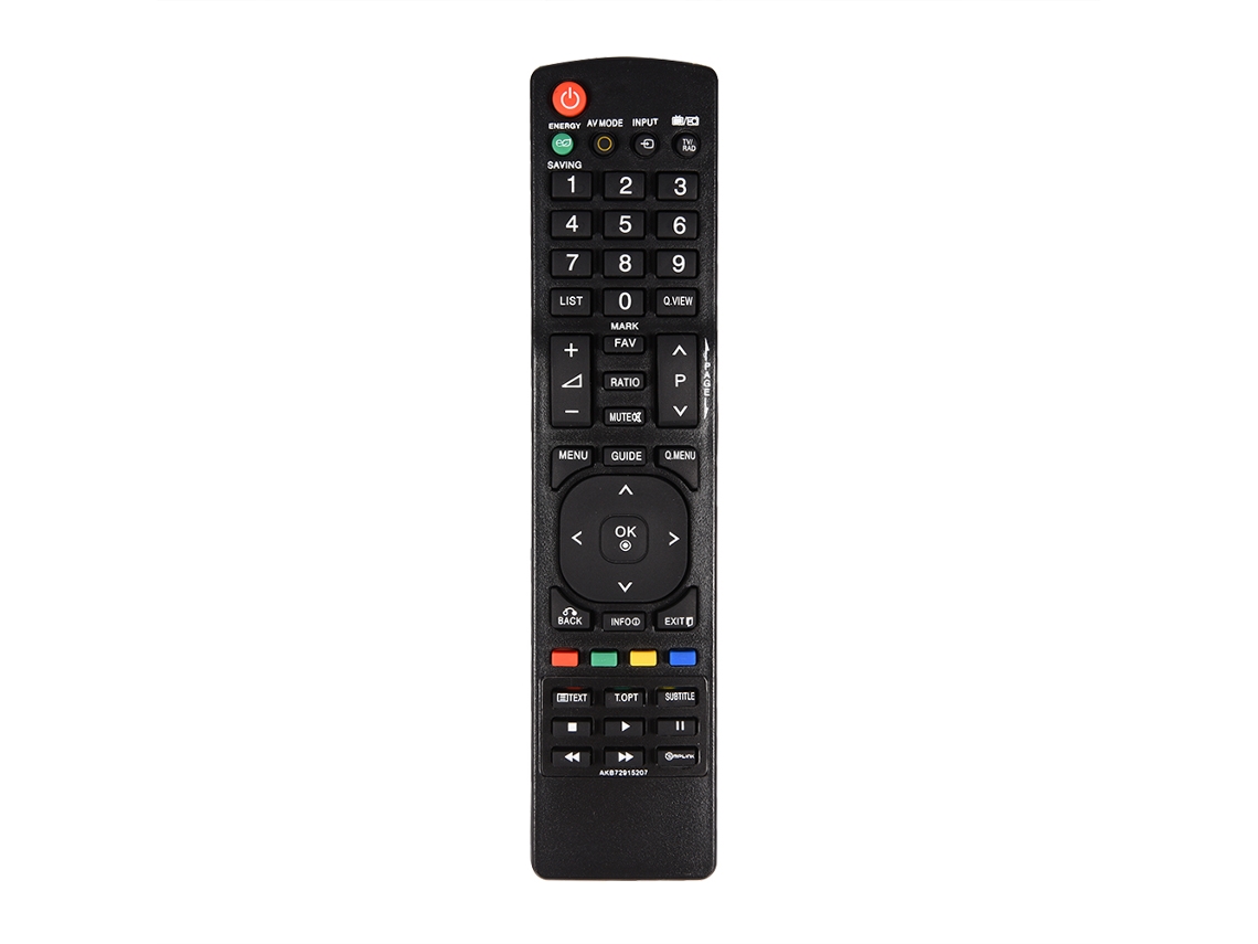 Mando a Distancia de Repuesto para TV LG AKB72915207, negro, con pilas AAA | S/MARCA