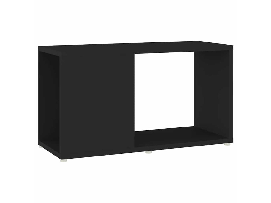 Vidaxl Móvel De Tv 60x24x32cm Contraplacado Preto