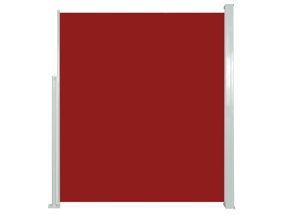 Side Awning, Side Awnings Vidaxl Vermelho Tecido (160 X 500 Cm)