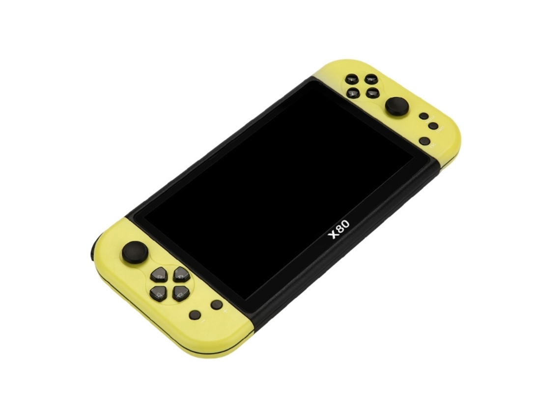 Console Portátil Retrô X80, Tela de 7 Polegadas AQUAFORGE
