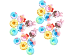 Conjunto De 30 Tachinhas Com Design Adoráveis Donuts Para Quadros Cortiça, Fixação Segura E Decoração Útil Para
