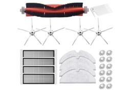 Esfregar panos escova principal filtro hepa branco para xiaomi roborock s6 s5 max s60 s65 s5 s50 s55 e25 e35 peças de vácuo