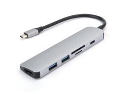 Docking Station LAXISCREED 6 em 1 Type c Hdmi Usb3.0