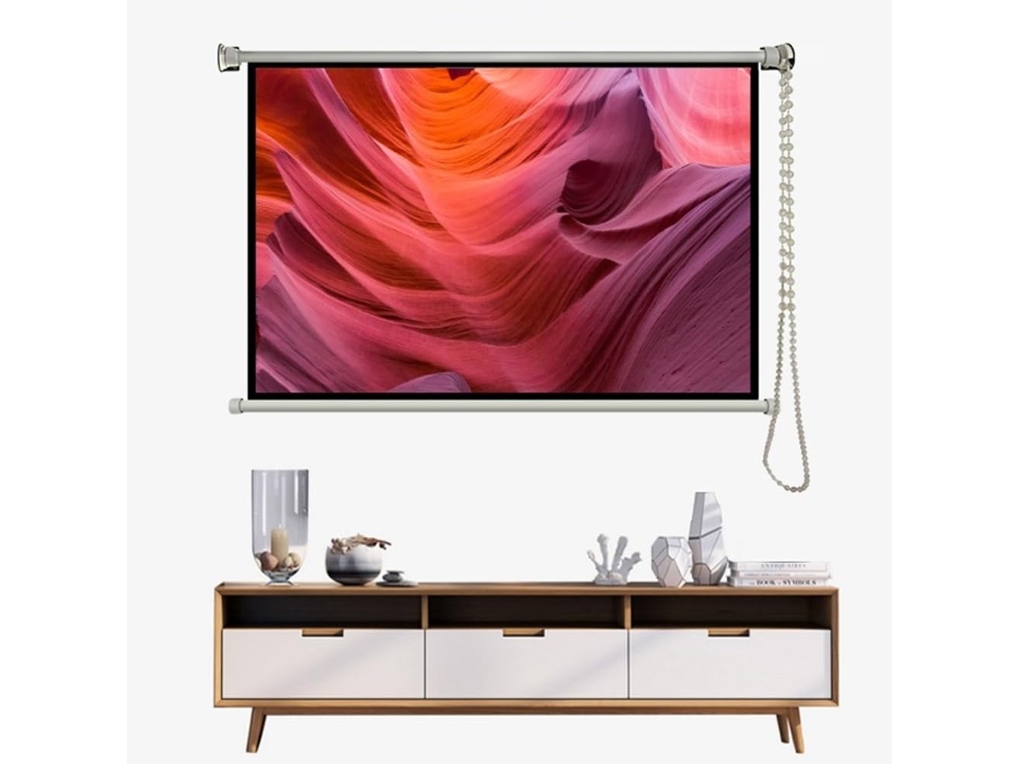 Tela de Projeção 40" 16:9 4:3, para Uso Doméstico e Externo