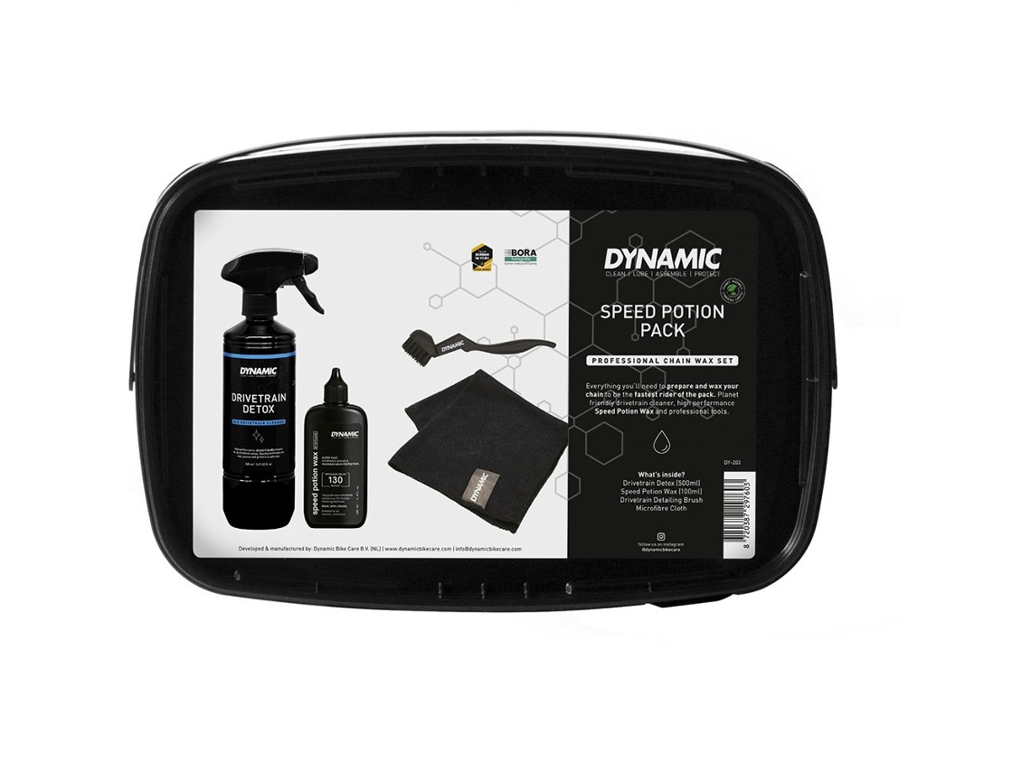 Kit de Cuidados com Correntes Potion Transparentedynamic Bike Care