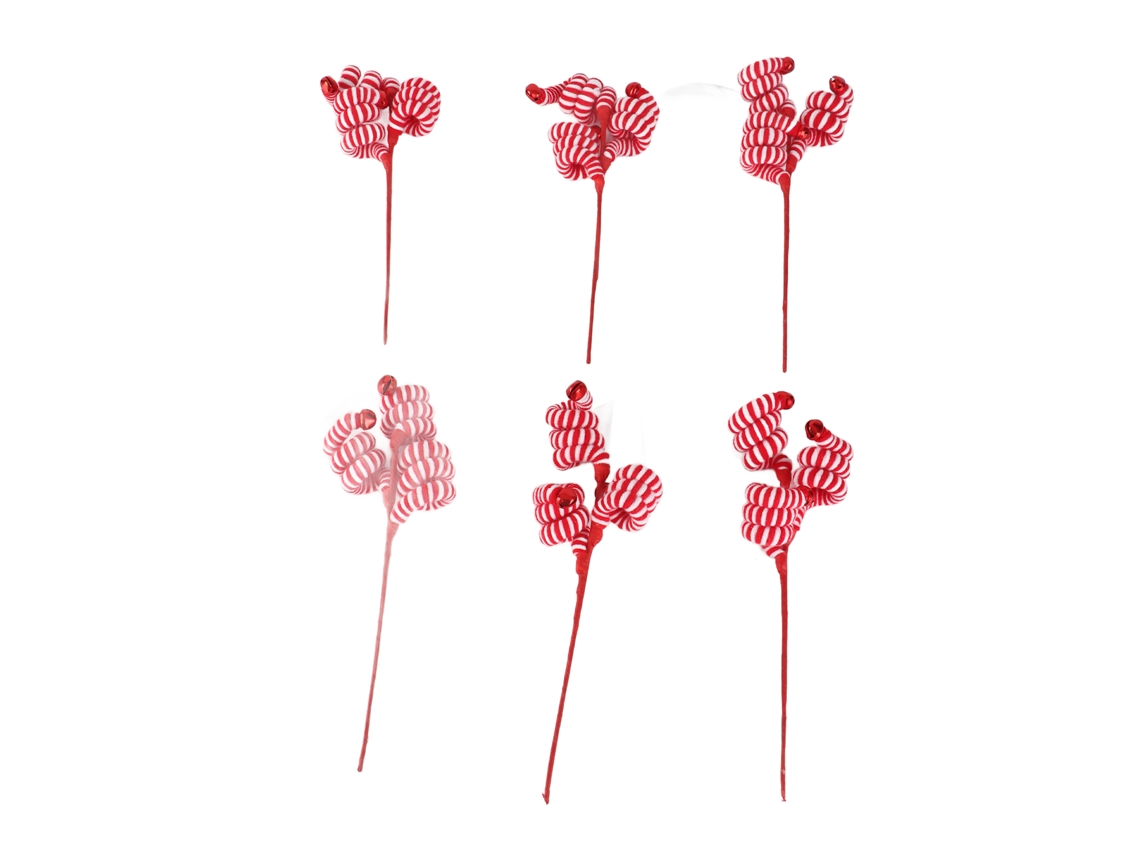 Candy Canes de Lã Natal Pingentes Decorativos Árvore LAXISCREED