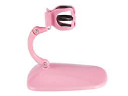 Suporte Para Esmalte De Uñas Sem Mãos Com Clip Inclinado Ferramenta Display Rosa