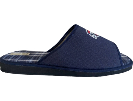 Pantufas AMOROS Cuadros Têxtil Homem (40 - Azul Marinho)