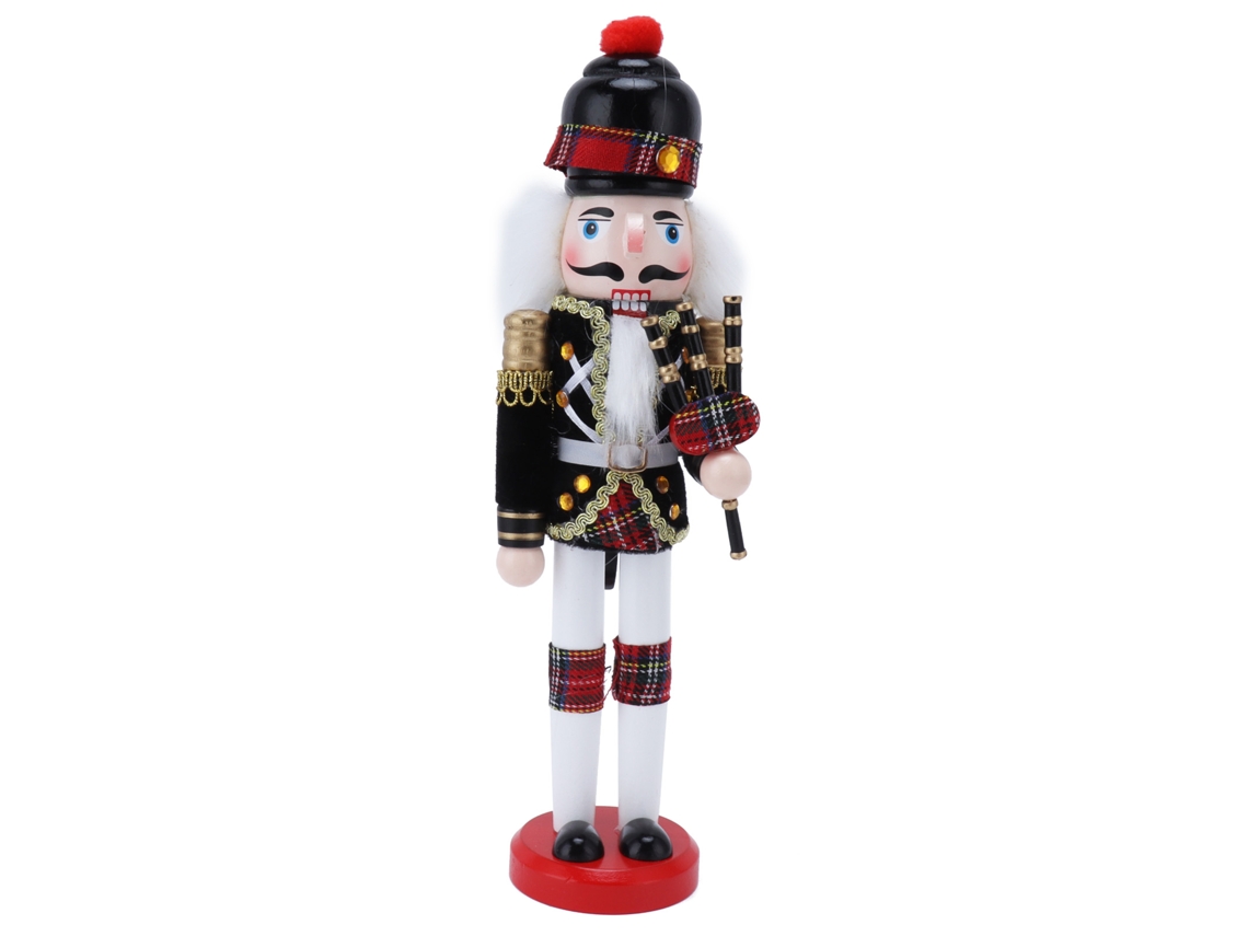 Boneco Soldado Nutcracker Madeira Móvel Decoração Natal