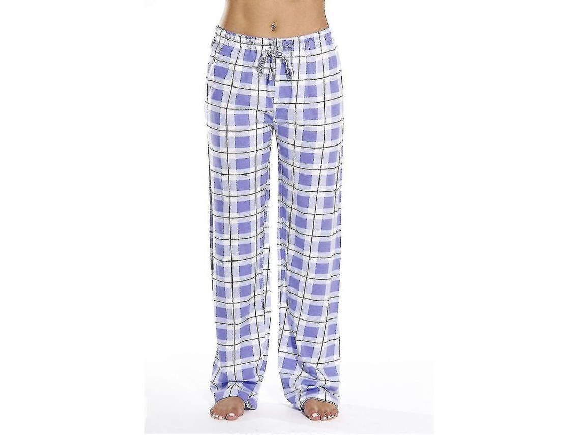 2026 pantalones de Pijama para Mujer Con Bolsillos Suaves de Franela a Cuadros Confortables Y Calientitos