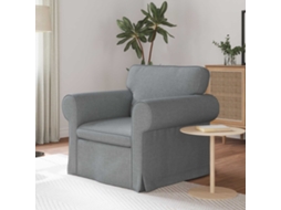 Vidaxl Sofá Cinzento-claro 95 X 82 X 80 Cm Tecido