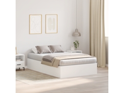 Cama Com Armazenamento Branca 120x200 Cm