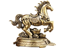 Estatueta De Cavalo Em Latão Para Decoração De Ano Novo De 2026 |