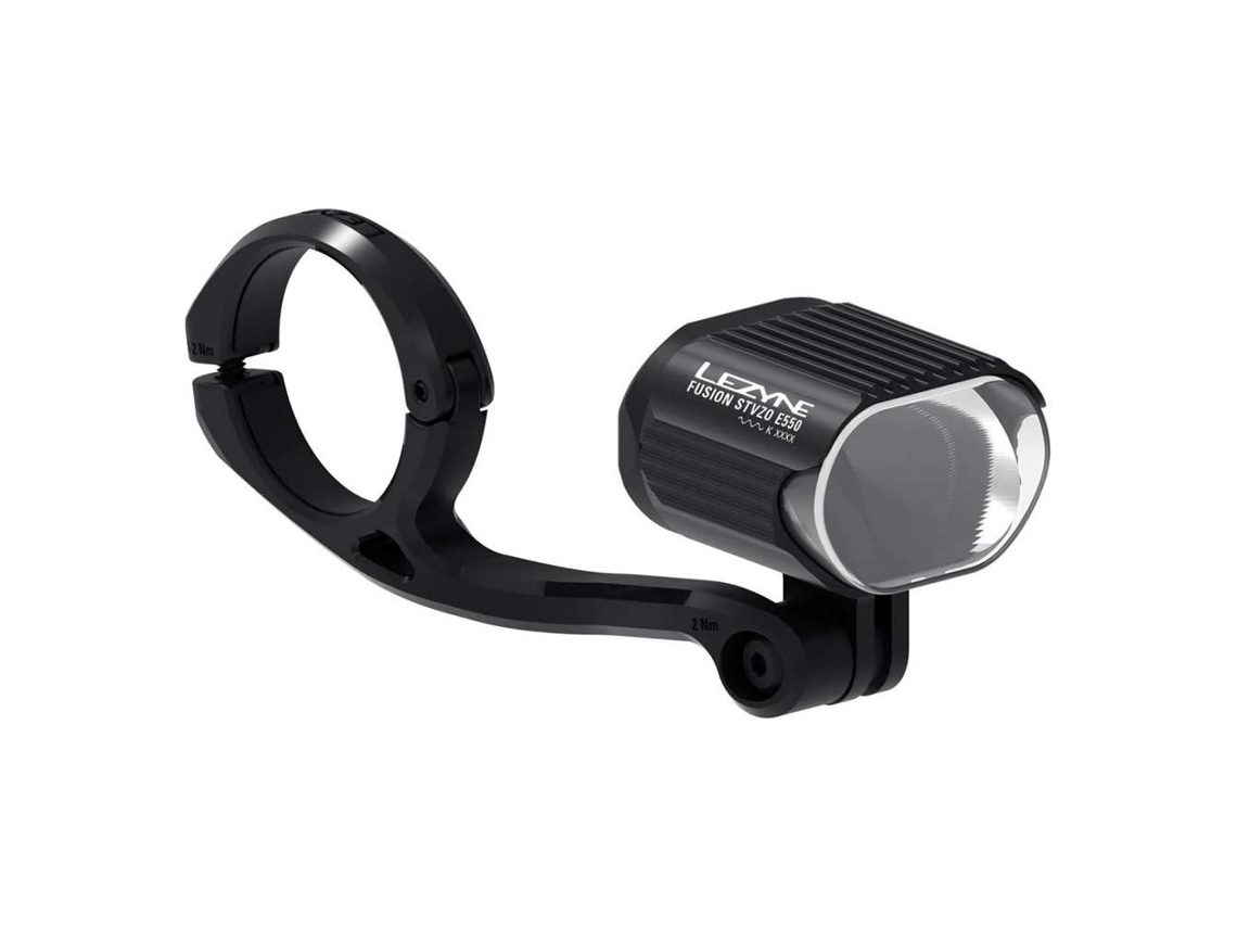 Luz Dianteira Fusion E550 Stvzo Prateado 550 Lumenslezyne