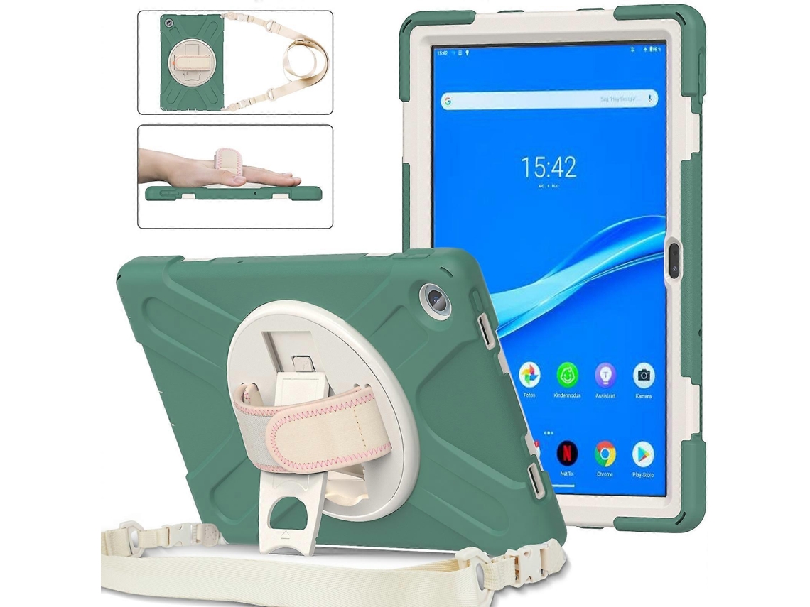 Capa Protetora De Silicone + Pc Para Tablet Lenovo Tab M10 Plus 10.6 3ª Geração (2022)