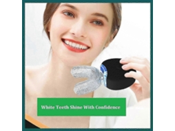 Escova de Dentes Elétrica Ultrassônica, Automática em Formato U para Limpeza Completa 360° e Cl Areamento Dental. GOKOCO