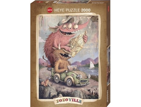 Puzzle 2000 peças Zozoville Road Trippin (Idade minima recomendada: 9 anos)