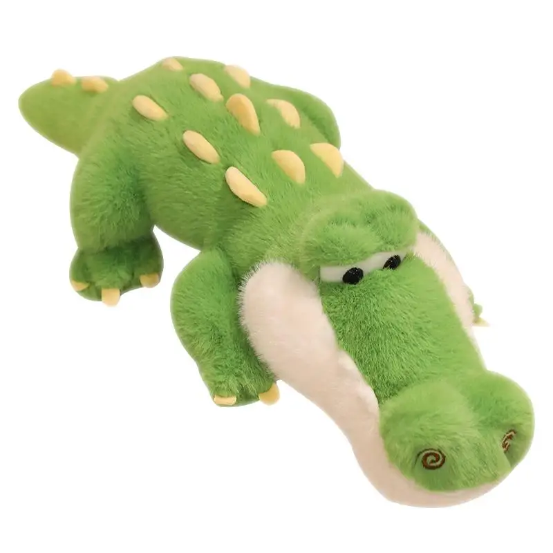Crocodilo de Pelúcia de Desenho Animado , Boneco de Pelúcia Macio, Almofada Decorativa. MDUG (70 Cm)