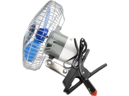 Ventilador Oscilante Para Carro 12v/24v, Carcaça De Metal, Silencioso